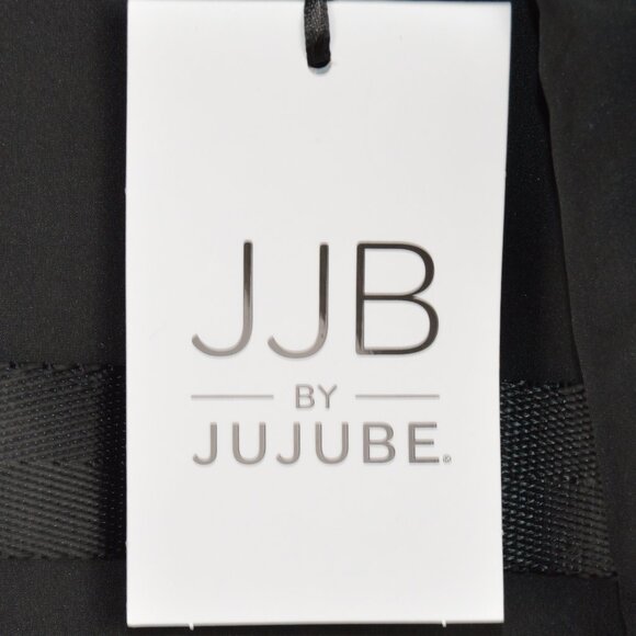 JJB By JUJUBE Large Modern Diaper Backpack Black NWT - Picture 5 of 16